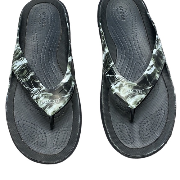 CROCS Mossy Oak Elements Aqua Size 8 - Picture 2 of 4